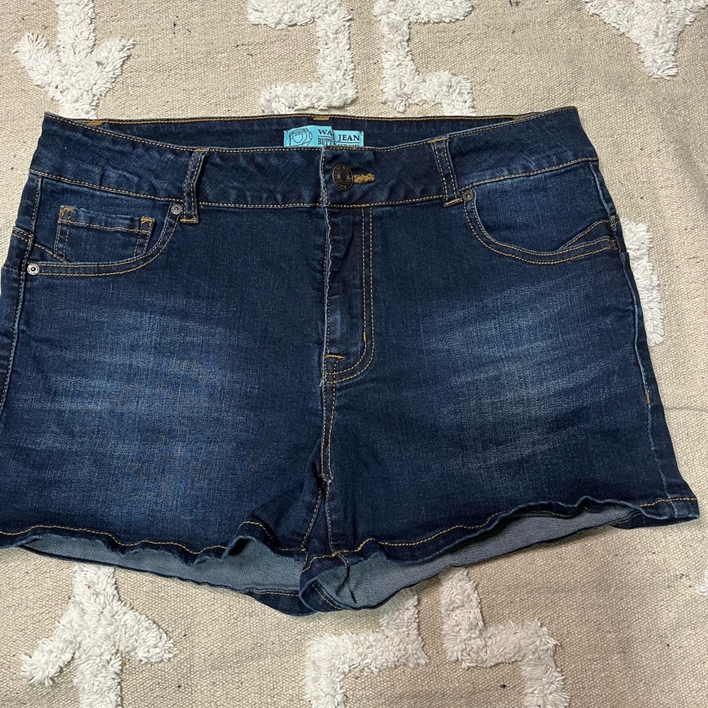 Wax Jean Shorts